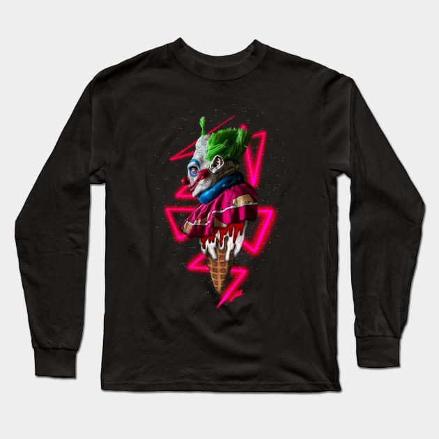 Killer Ice Kream Long Sleeve T-Shirt by Horror School Customs